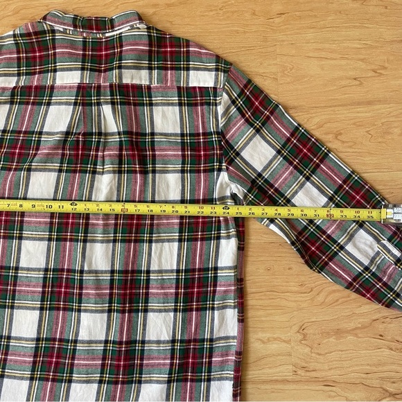 St. John’s Bay red green plaid long sleeve flannel in men’s XXL - Picture 6 of 6